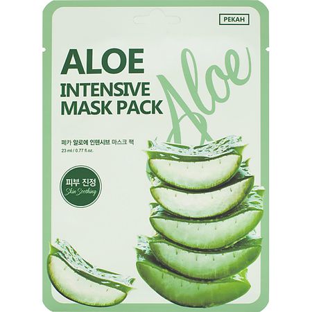 Маска для лица PEKAH Тканевая маска с экстрактом Алоэ Aloe Intensive Mask Pack