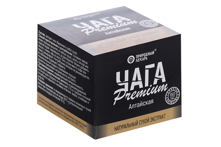 Чага Премиум Алтайская Природный лекарь напиток быстрораств, 7 г