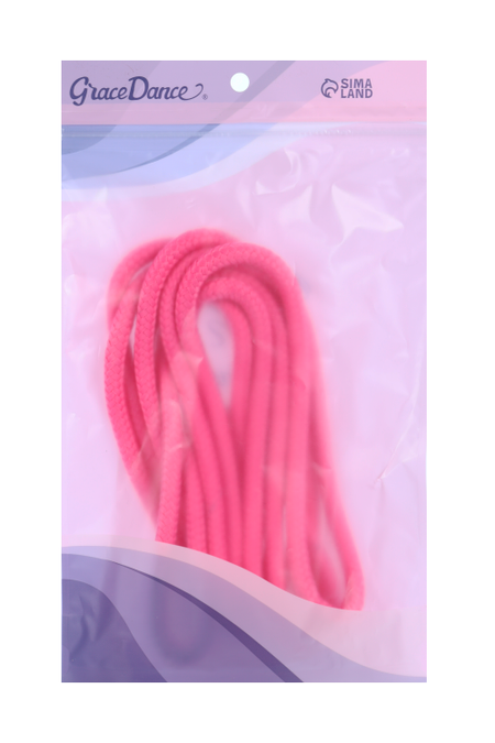 Скакалка Grace Dance д/гимнастики 3 м, цвет розовый