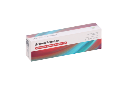 Ихтиол Реневал 200 мг/г, 30 г, мазь для наружного применения