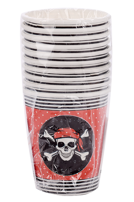 Бумажный стакан Страна Карнавалия пиратский 250 мл 10 шт