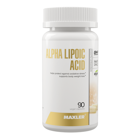 Альфа-липоевая кислота Maxler, 90 веганских капсул