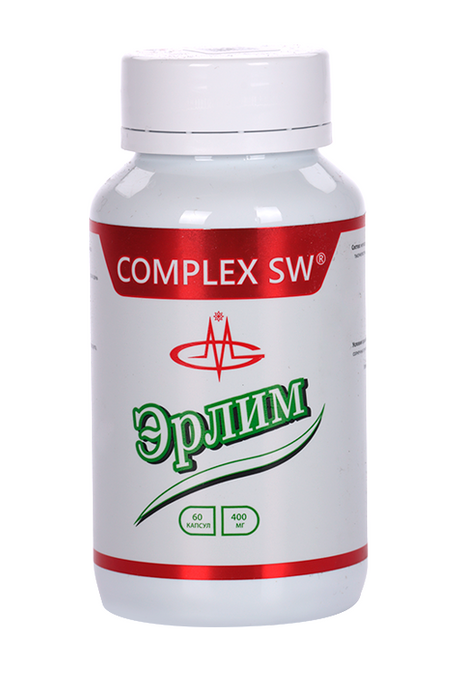 Эрлим Complex SW, 400 мг, 60 шт, капсулы