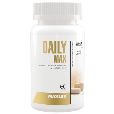 Комплекс витаминов и минералов Maxler Daily Max, 60 таблеток
