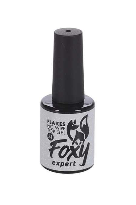 Покрытие FOXY EXPERT FLAKES глянц б/липк слоя с белыми хлопьями 10 мл букварь 200х258 глянц ламин офсет