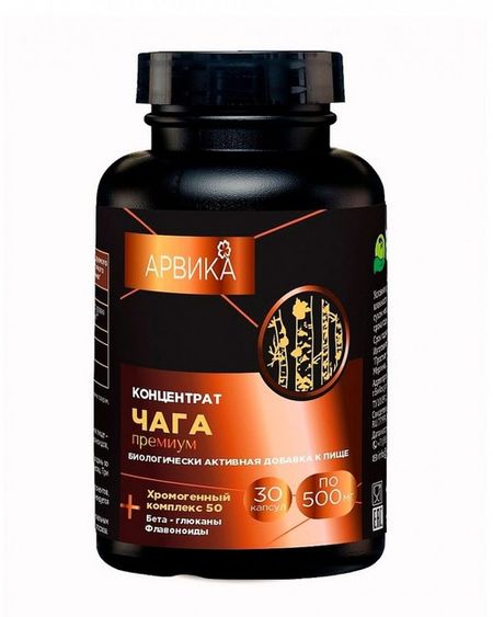 Концентрат Чага премиум Арвика, 30 шт, капсулы