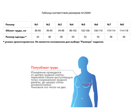 Бандаж Крейт М-200М п/операционный левый белый р 3