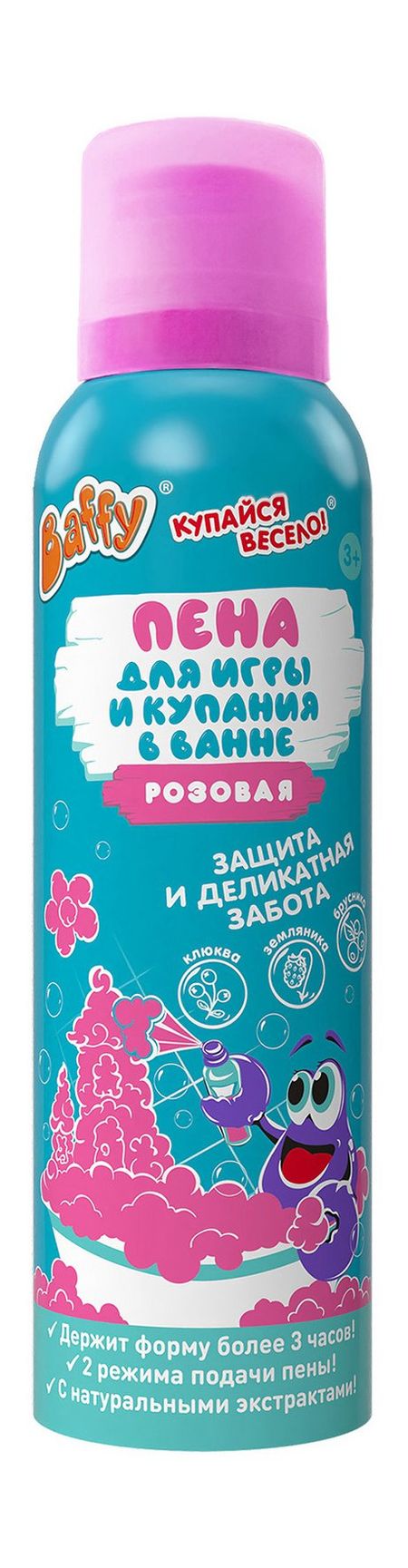 Baffy Пена для игры и купания в ванне Розовая рождественские шапки снупи takara tomy