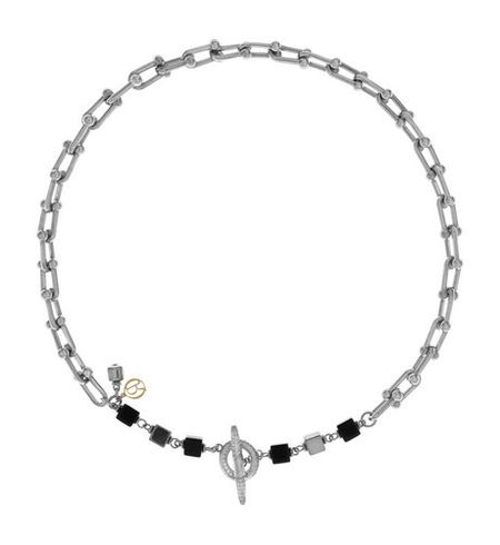 Ronda Necklace N813 резная статуя льва из моха агата