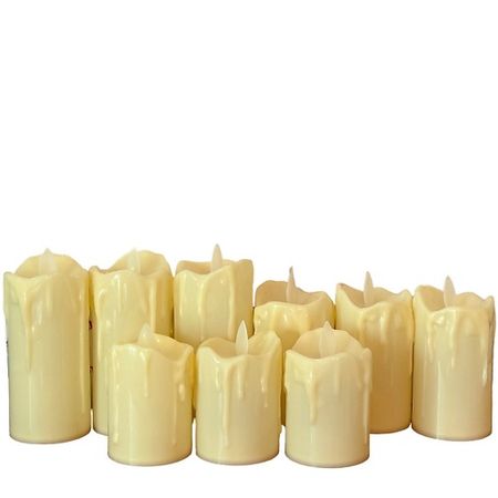 Свеча декоративная JAMEURE Свечи светодиодные декоративные на батарейках набор 9 шт светодиодные чипы lqtyb 3570