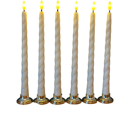 Свеча декоративная JAMEURE Свечи светодиодные на батарейках с подставкой 6 шт светодиодные чипы lqtyb 3570