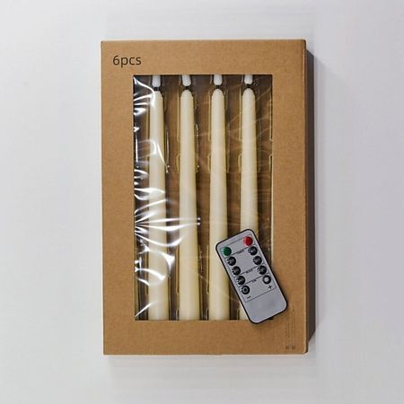 Свеча декоративная JAMEURE Свечи светодиодные декоративные на батарейках набор 6 шт с пультом светодиодные чипы lqtyb 3570