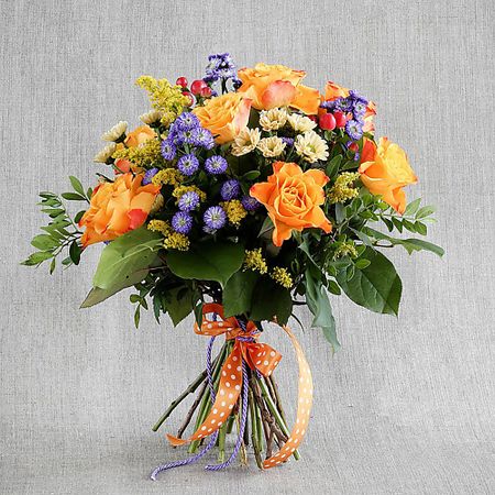 Букет живых цветов БУКЕТ МАРКЕТ ДАРИТЕ С УДОВОЛЬСТВИЕМ Букет Цветы из сада моего светящиеся фигурки для сада