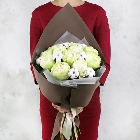 Букет живых цветов БУКЕТ МАРКЕТ ДАРИТЕ С УДОВОЛЬСТВИЕМ Букет из роз и хлопка боге́мские шторы из хлопка с кисточками