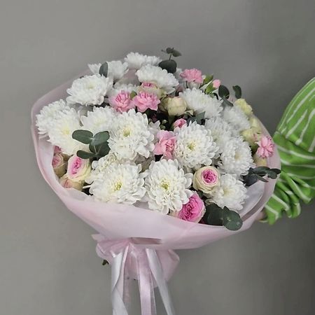 Букет живых цветов ШАРЛАНДИЯ ГРИНЛАНДИЯ Букет Мягкие эмоции мягкие резиновые мебельные ролики