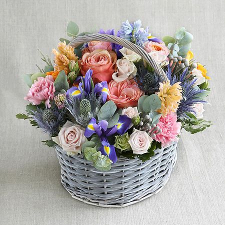 Букет живых цветов БУКЕТ МАРКЕТ ДАРИТЕ С УДОВОЛЬСТВИЕМ Композиция Странный дневник