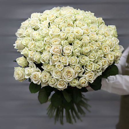 Букет живых цветов БУКЕТ МАРКЕТ ДАРИТЕ С УДОВОЛЬСТВИЕМ Букет из 101 длинной розы - Аваланж Россия 60 см. для дома furminator фурминатор m для средних собак с длинной шерстью 223 г