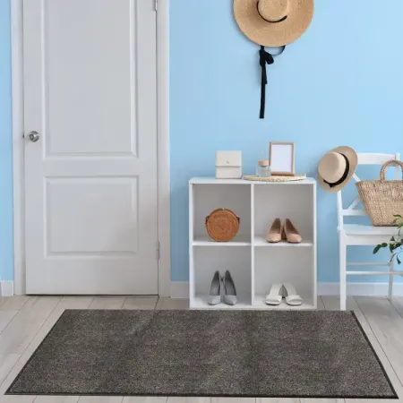 Ковер ПВХ Twist 90x150 см цвет серый