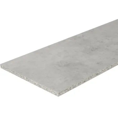 Деталь мебельная ЛДСП 2700x900x16 мм цвет бетон светло-серый полка мебельная 1200х300х18мм дуб серый
