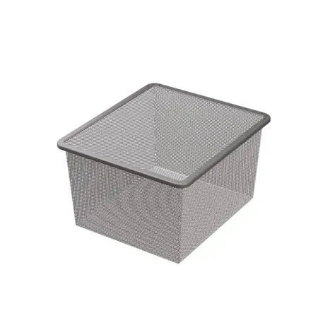 Корзина мелкосетчатая Лион 34.2x38.3x18.5 см цвет серый пластиковые складные корзины для хранения 5 ов