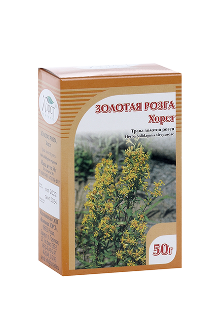 Золотая Розга, 50 г, сырье измельченное