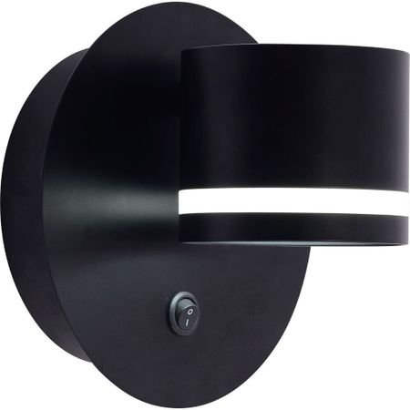 Бра Schaffner Versi GX53 15 Вт 220 В черное IP20 (4455-1W BK) комплект светодиодных ламп для подсветки салона vw multivan caravelle transporter t5 t5 1 t6 20 шт