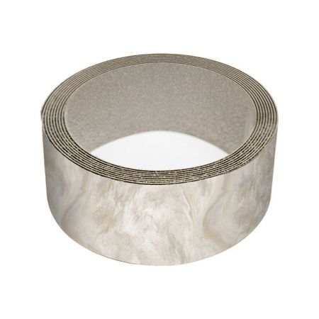 Лента кромочная для столешницы 44х3050 мм агат бежевый 938/МТ пластик с клеем Кедр