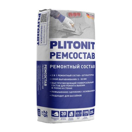 Ремсостав Plitonit универсальный 25 кг наклейка из углеродного волокна для porsche cayenne 2003 2004 2005 2006 2007 2008 2009 2010