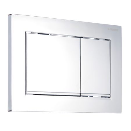 Клавиша смыва для инсталляций Geberit Omega 30 хром глянцевый/матовый (115.080.KH.1)