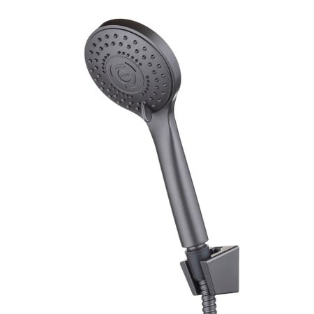 Душевой комплект Pura Latuno с лейкой с держателем графит (L80072GT)