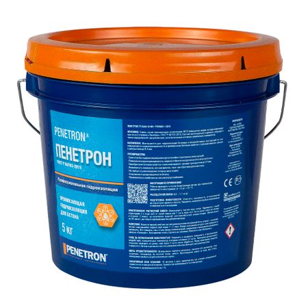 Гидроизоляция цементная Пенетрон проникающая 5 кг