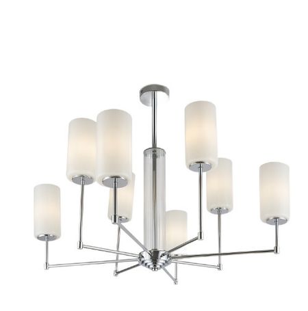 Люстра подвесная Freya Agnes E14 480 Вт 32 кв.м (FR5184PL-08CH)