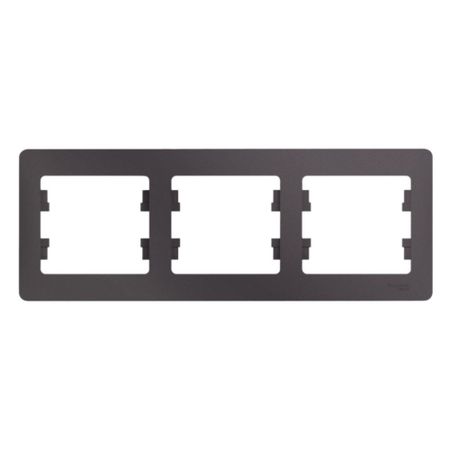 Рамка Systeme Electric Glossa трехместная сиреневый туман (GSL001403)