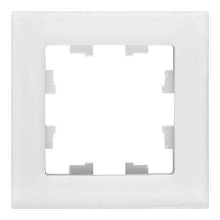 Рамка Systeme Electric AtlasDesign Nature одноместная белая (ATN330101)