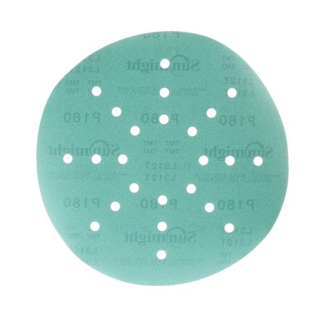 Диск шлифовальный Sunmight Film L312T d225 мм P180 на липучку пленочная основа (50 шт.) (53510)