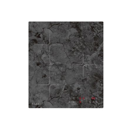 Варочная панель индукционная Lex EVI 430 F DS 3 конфорки мрамор черный ip видеодомофон hikvision ds kh9510 wte1 b с распознаванием лиц