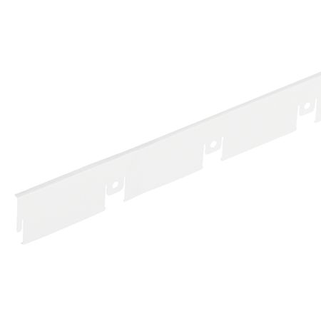 Элемент для потолка грильято GL15 75х75х37х15 мм обрамляющий профиль L 0,6 м белый