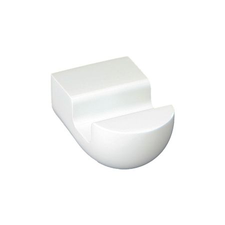 Крючок для ванной WasserKraft Kammel K-8300 White одинарный на шуруп металл белый (K-8323W)