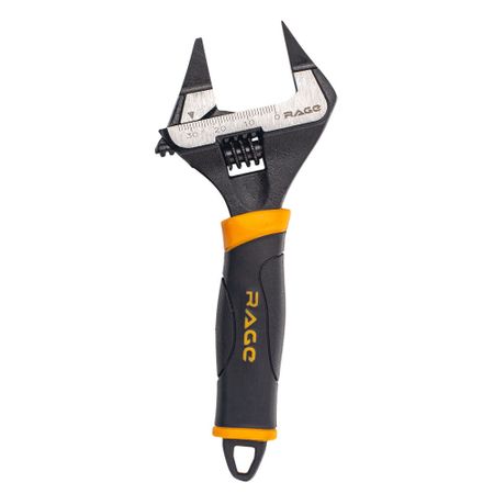 Ключ разводной с ультратонкими губками Rage by Vira 150 мм с двухкомпонентной рукояткой