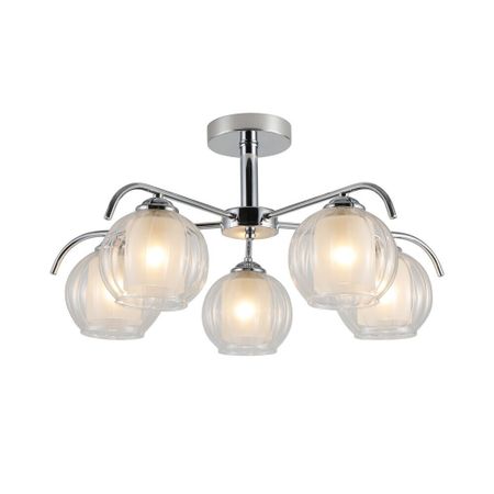 Люстра потолочная Schaffner Festa E27 200 Вт 18 кв.м (4365-5 CR) рети рихард современный учебник шахматной игры