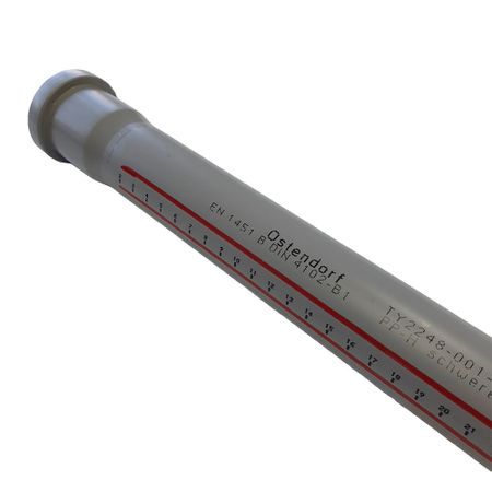 Труба канализационная Ostendorf HTEM d40x500 мм пластиковая для внутренней канализации (111020)