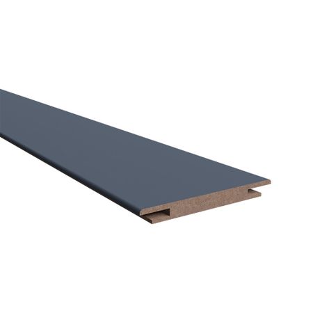 Доборная планка телескопическая Ньюта 100х10х2070/2130 мм эмаль графит (1 шт.)