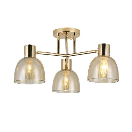 Люстра потолочная Schaffner Lettore E14 120 Вт 15 кв.м (4570-3 GD) аму мом источник мудрости что излучаете то и получаете послания несущие свет и тепло