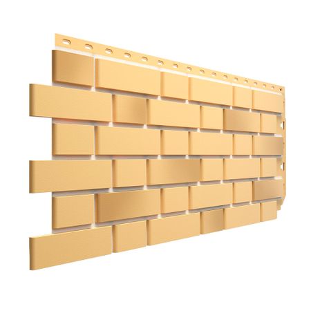 Панель фасадная Docke Flemish Premium 1095х420 мм жженая желтая