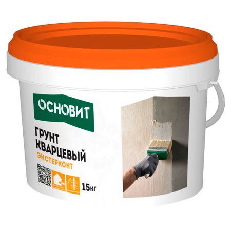 Грунт Основит Экстерконт LP54 W под декоративные штукатурки колеруемый 15 кг