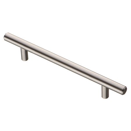 Ручка-рейлинг мебельная Kerron Metallic d12 мм металлическая сталь (R-3020-128 ST)