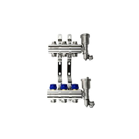 Коллекторная группа Ридан FHF-9R 1 ВР(г) х 9 выходов 3/4 НР(ш) ЕК х 1 ВР(г)