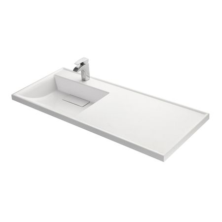 Раковина для тумбы Aquaton Лондри 120 см левая (1A72843KLH01L)