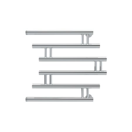 Полотенцесушитель водяной Indigo Zip 500х500 мм фокстрот с боковым подключением 500 мм хром