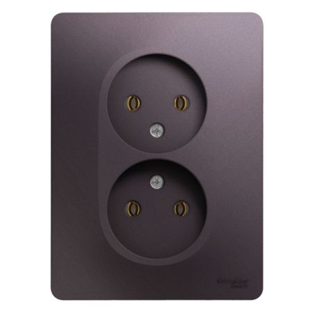 Розетка Systeme Electric Glossa встраиваемая сиреневый туман (GSL001420)